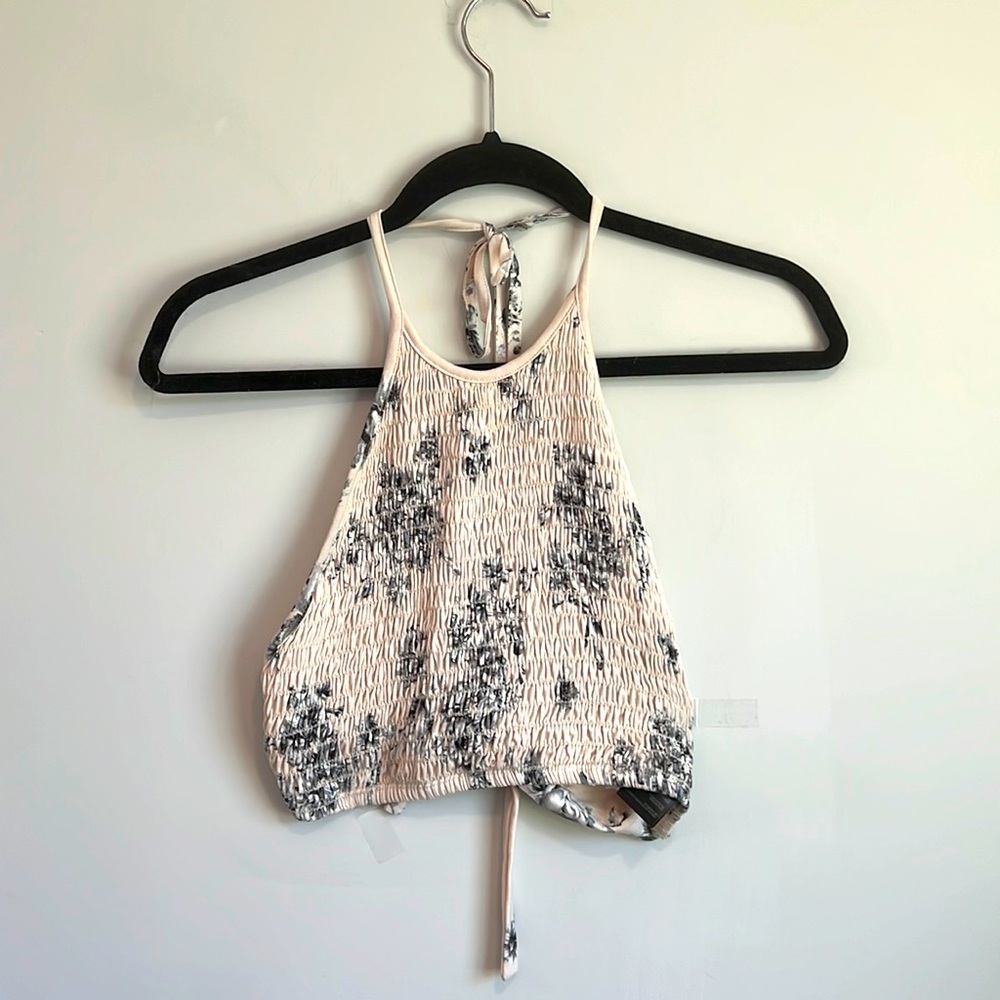 Floral crop top